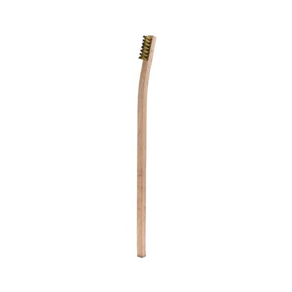 3x19 Row 0.012" Phosphor Bronze Wire 13-3/4" Curved Wood Handle